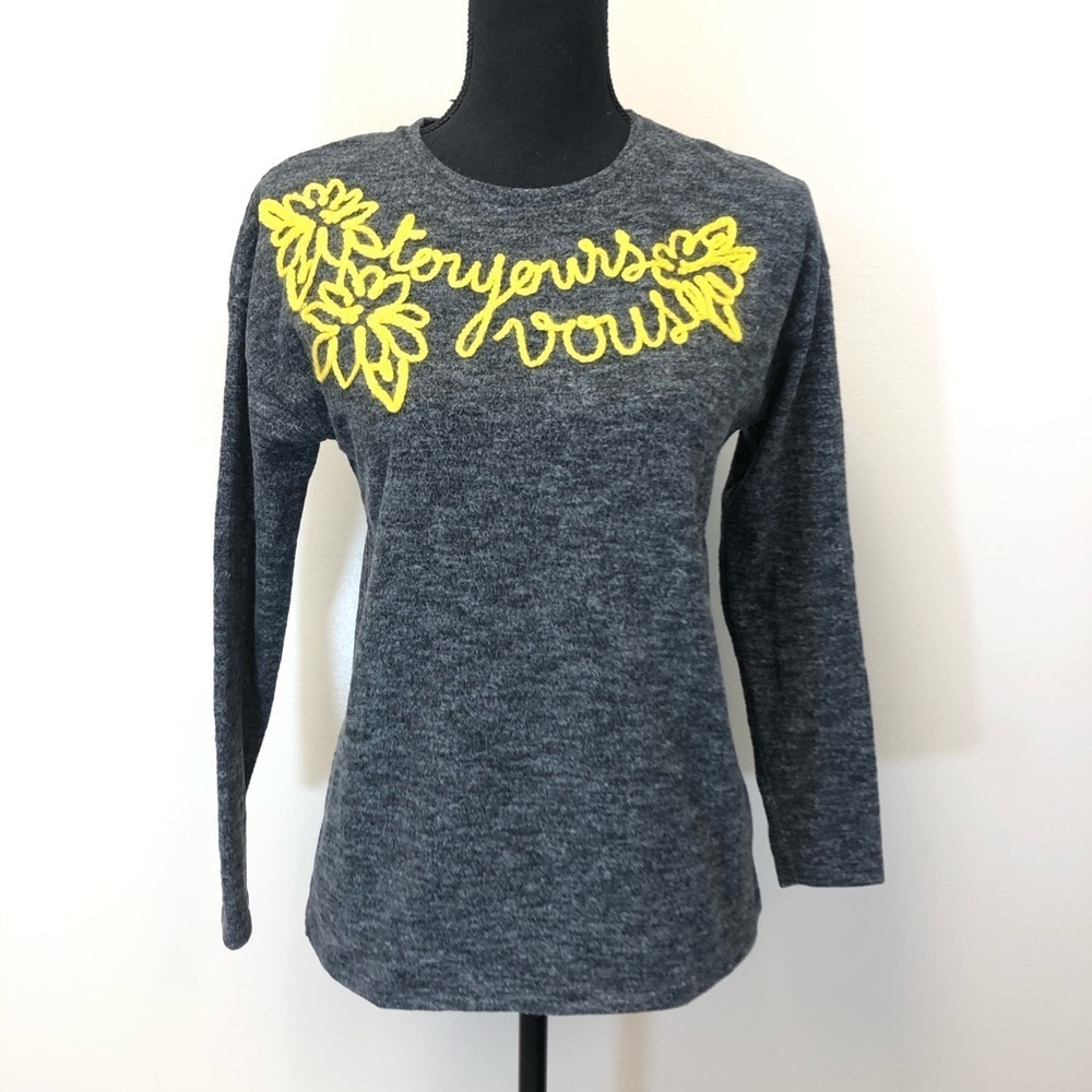 Zara grey toujours‎ vous sweater